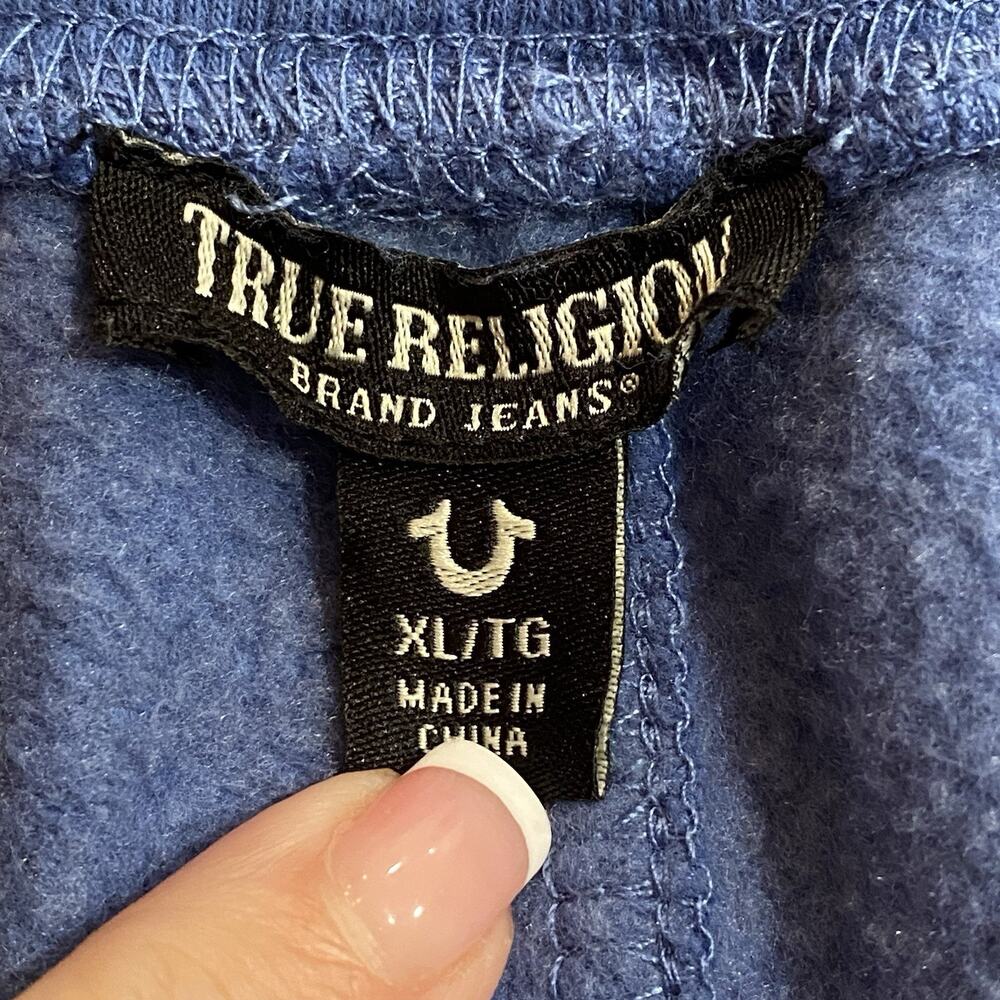 True Religion Sweat Shorts Mens Xl Ombre Baggy Y2K Streetwear Athletic Pocket - Picture 5 of 8